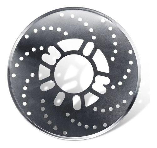 Cubre Disco Tambor X2 Metalico Negro Tuning Universal Hs08-1