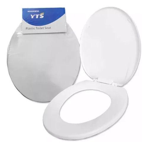 Tapa De Baño Blanco Asiento Wc Universal  Plastico Y00393-0