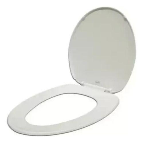 Tapa De Baño Blanco Asiento Wc Universal  Plastico Y00393-2