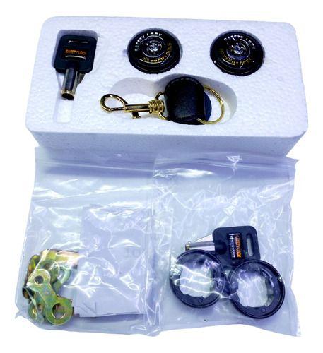Chapa Seguridad 2 Puertas Automotriz Universal Kit 802-1