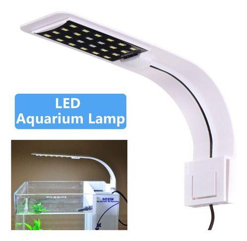 Luz Led Pecera, Iluminación Acuario Curva 10w Yz-20z-1