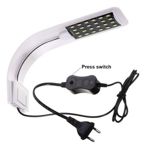 Luz Led Pecera, Iluminación Acuario Curva 10w Yz-20z-3