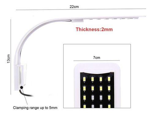 Luz Led Pecera, Iluminación Acuario Curva 10w Yz-20z-4