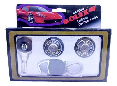 Chapa Cilindro 2 Puertas Automotriz Universal Kit 702-0