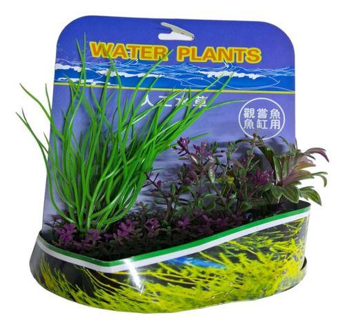 Planta Artificial Acuario Pecera Adorno Decoración -cs-0
