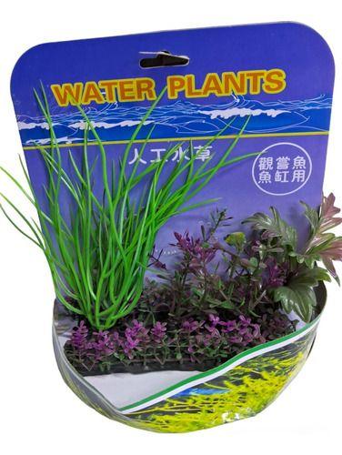 Planta Artificial Acuario Pecera Adorno Decoración -cs-1
