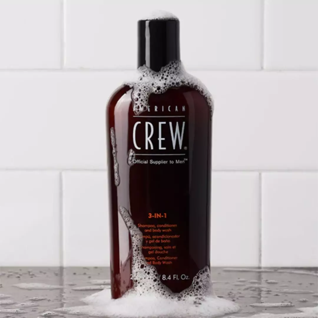 American Crew Classic 3 In 1 Shampoo, Conditione & Wash Plus-1