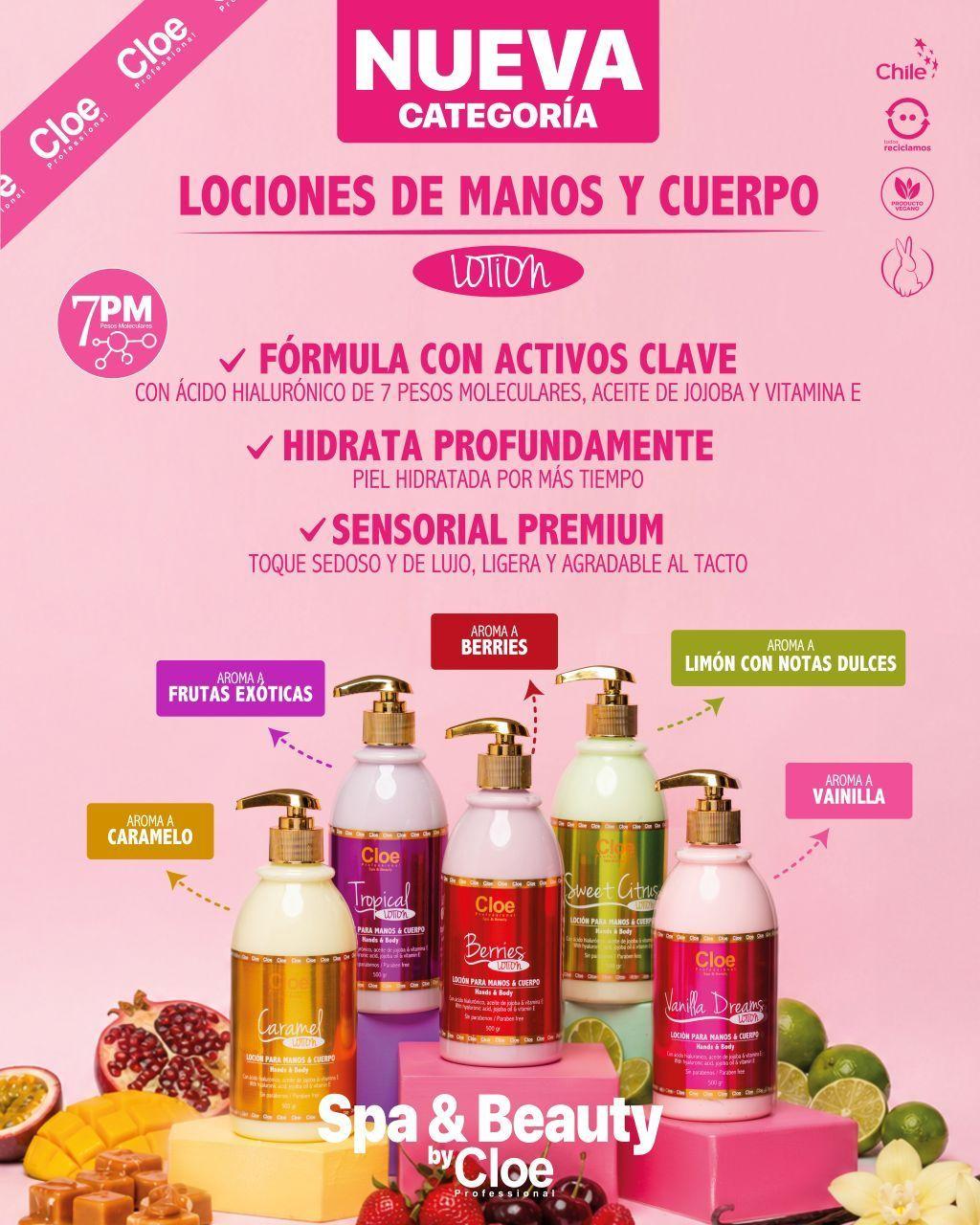 Cloe Locion Tropical Manos y Cuerpo 500ml-1