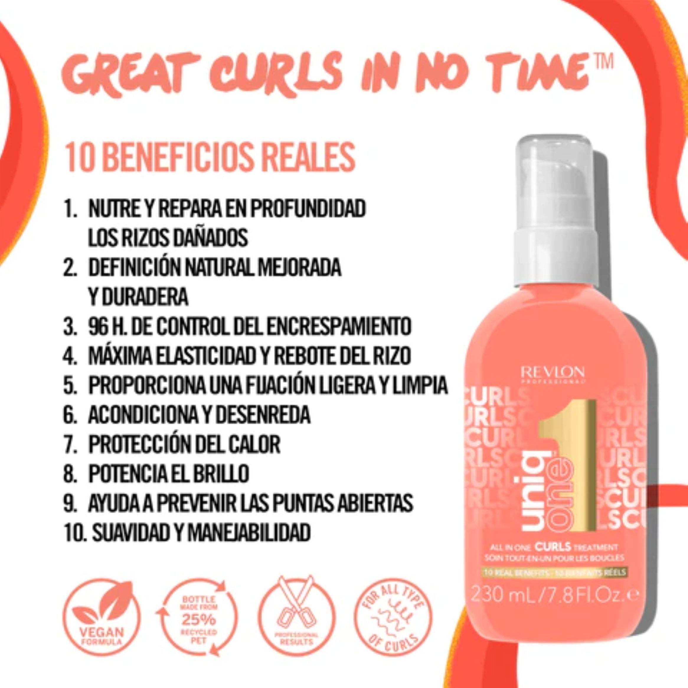 Uniq One Curls Treatment, Crema De Peinar Para Rizos 230ml-3