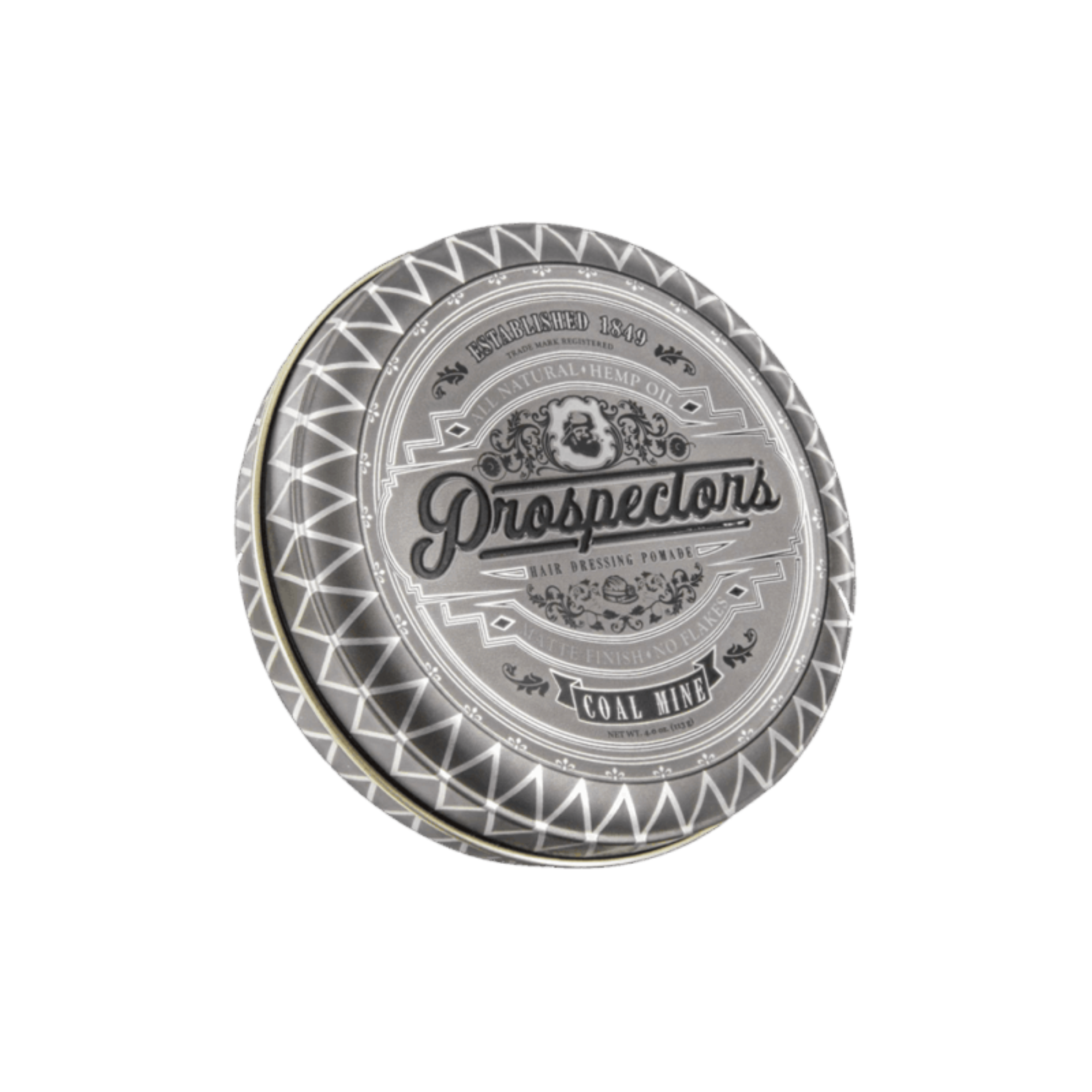 Pomade Prospectors Coal Mine estilado y peinado de 113g-1