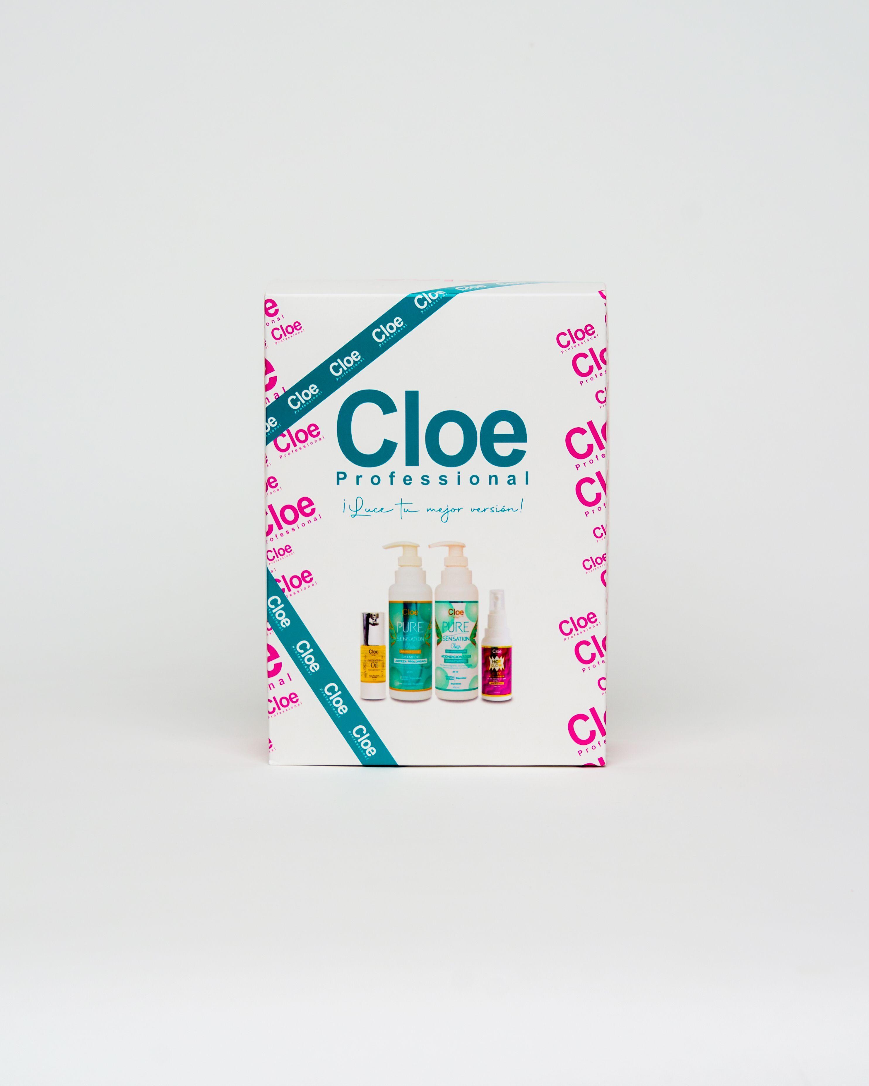 Cloe Pack Clear Shampoo,acond,termo Protector Y Aceite-1