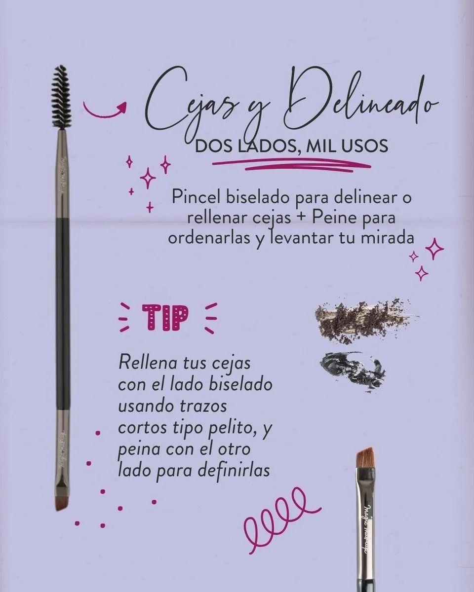 Brocha para cejas y delineado OH MY BRUSH por Magic Makeup -3