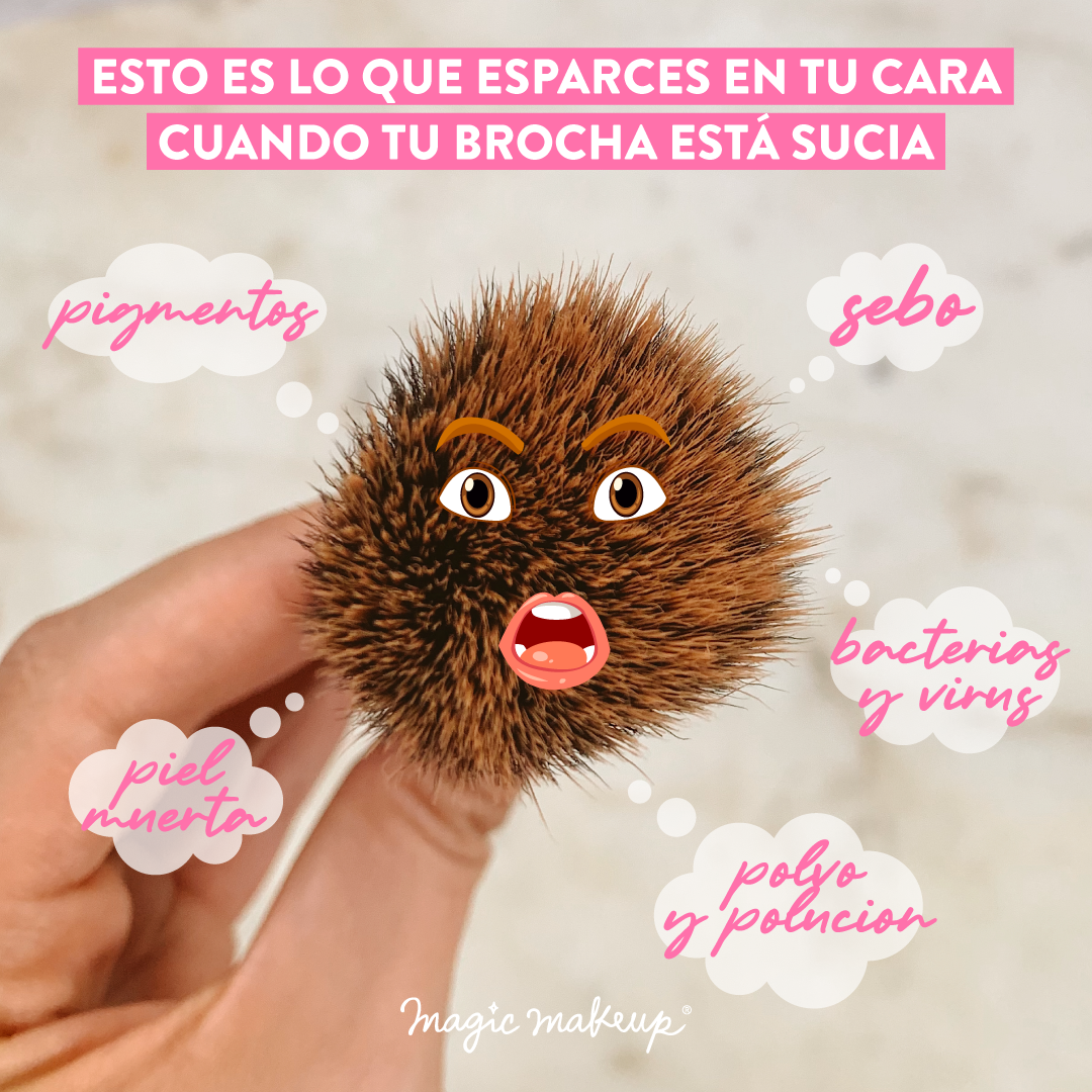 Limpiador instantáneo de brochas de maquillaje OH! SO CLEAN 100ml-3