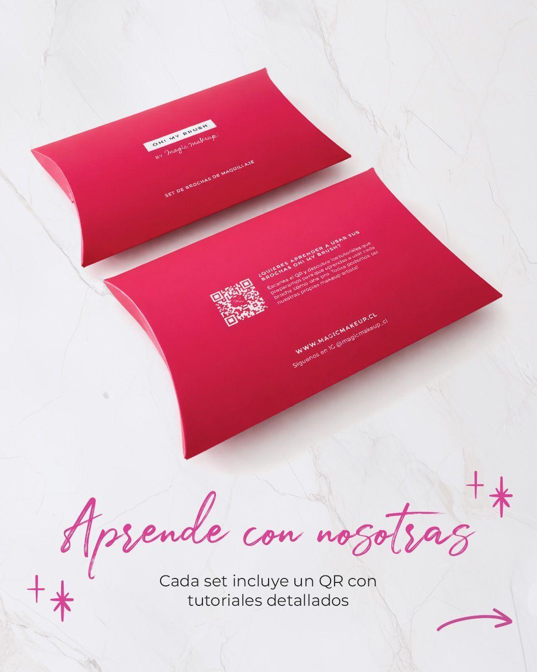 Set de 11 brochas de maquillaje OH! MY BRUSH por Magic Makeup (completo)-3