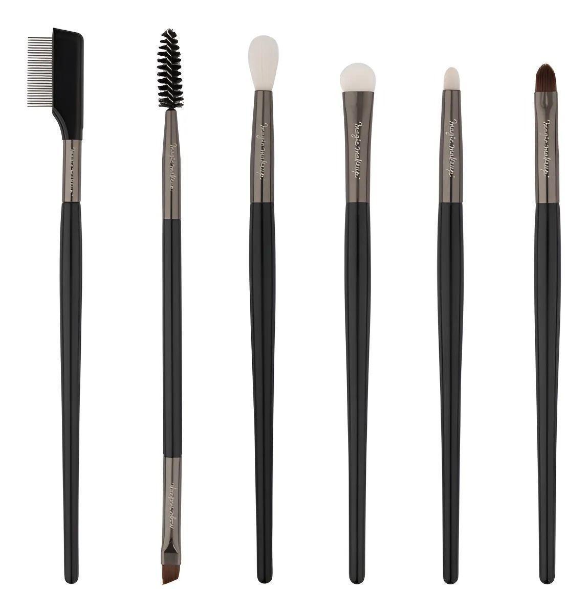Set 6 brochas de maquillaje OH! MY BRUSH (ojos, cejas y labios)-0