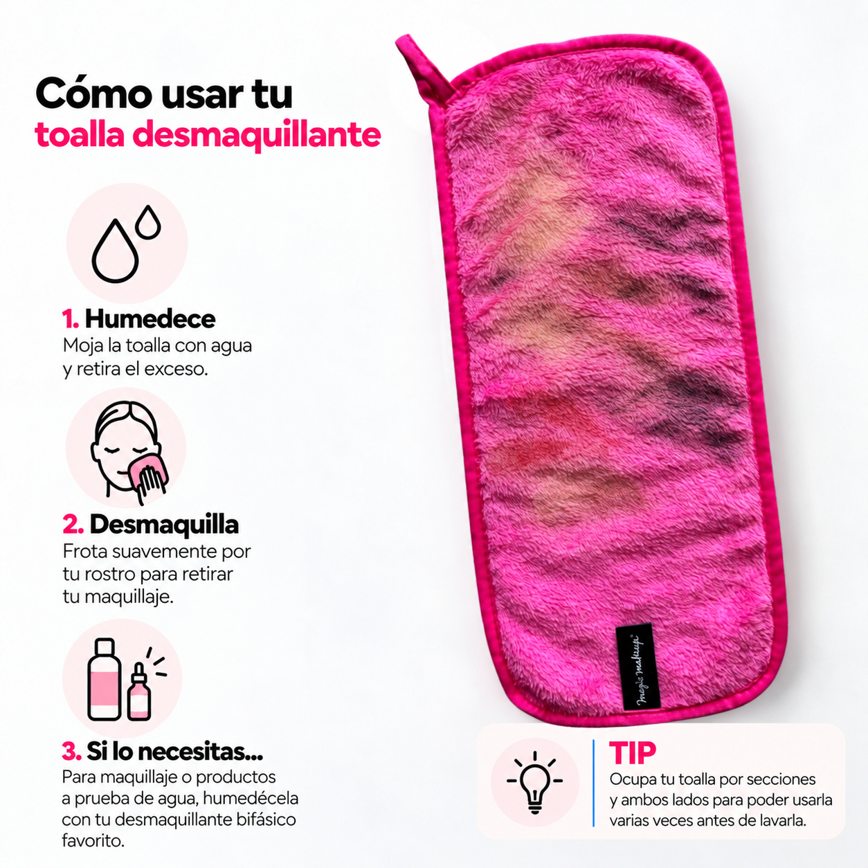 Toalla Desmaquillante Reutilizable Microfibra-1
