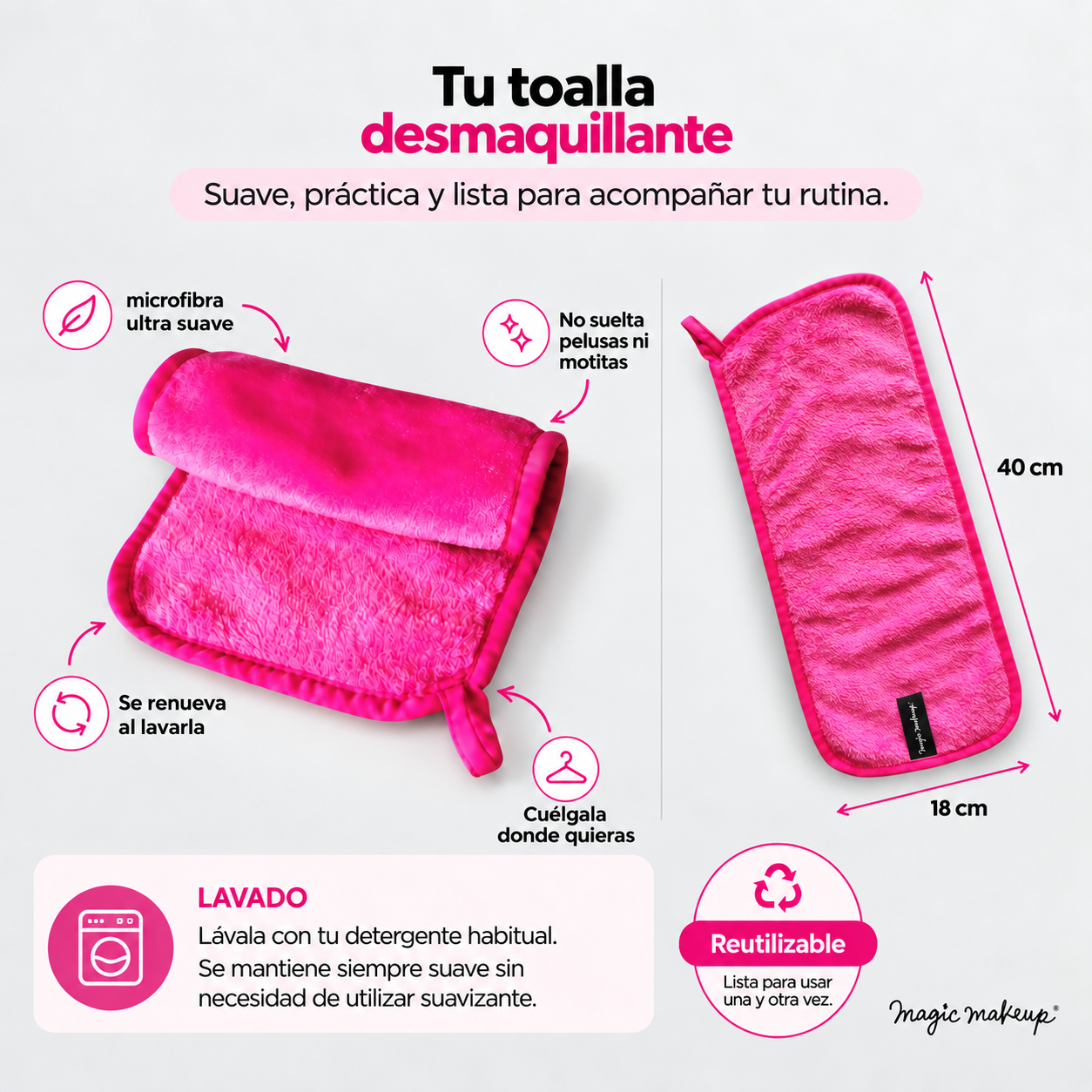 Toalla Desmaquillante Reutilizable Microfibra-2