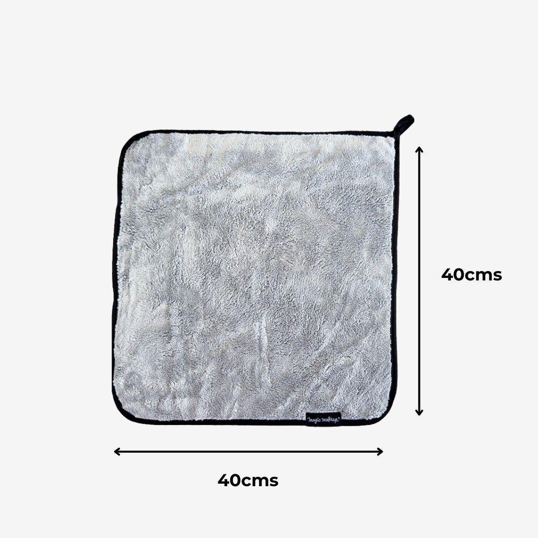 Toalla limpiadora de brochas microfibra 40x40 Magic Makeup-5