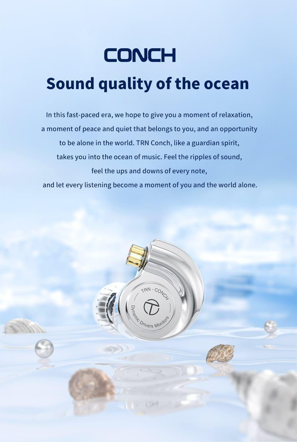Audífonos TRN Conch  + Gomas + Estuche + Envió Gratis.-3