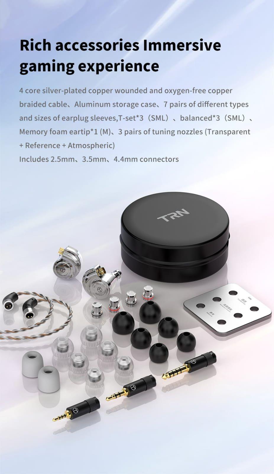 Audífonos TRN Conch  + Gomas + Estuche + Envió Gratis.-4