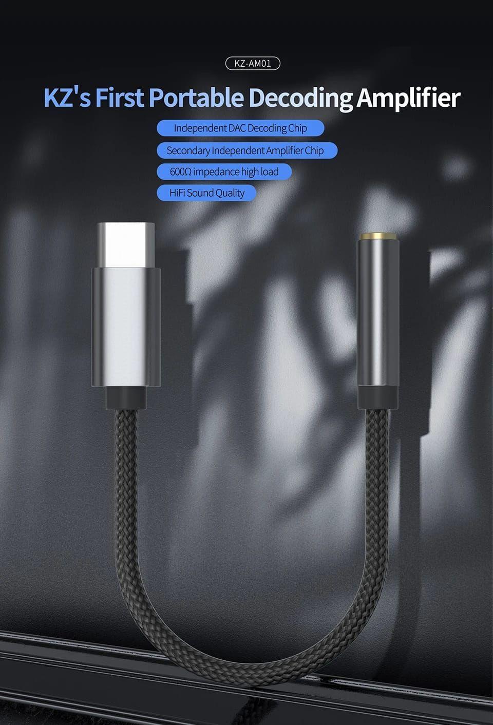KZ AM01 – DAC – Cable para Audifonos Tipo C.-2