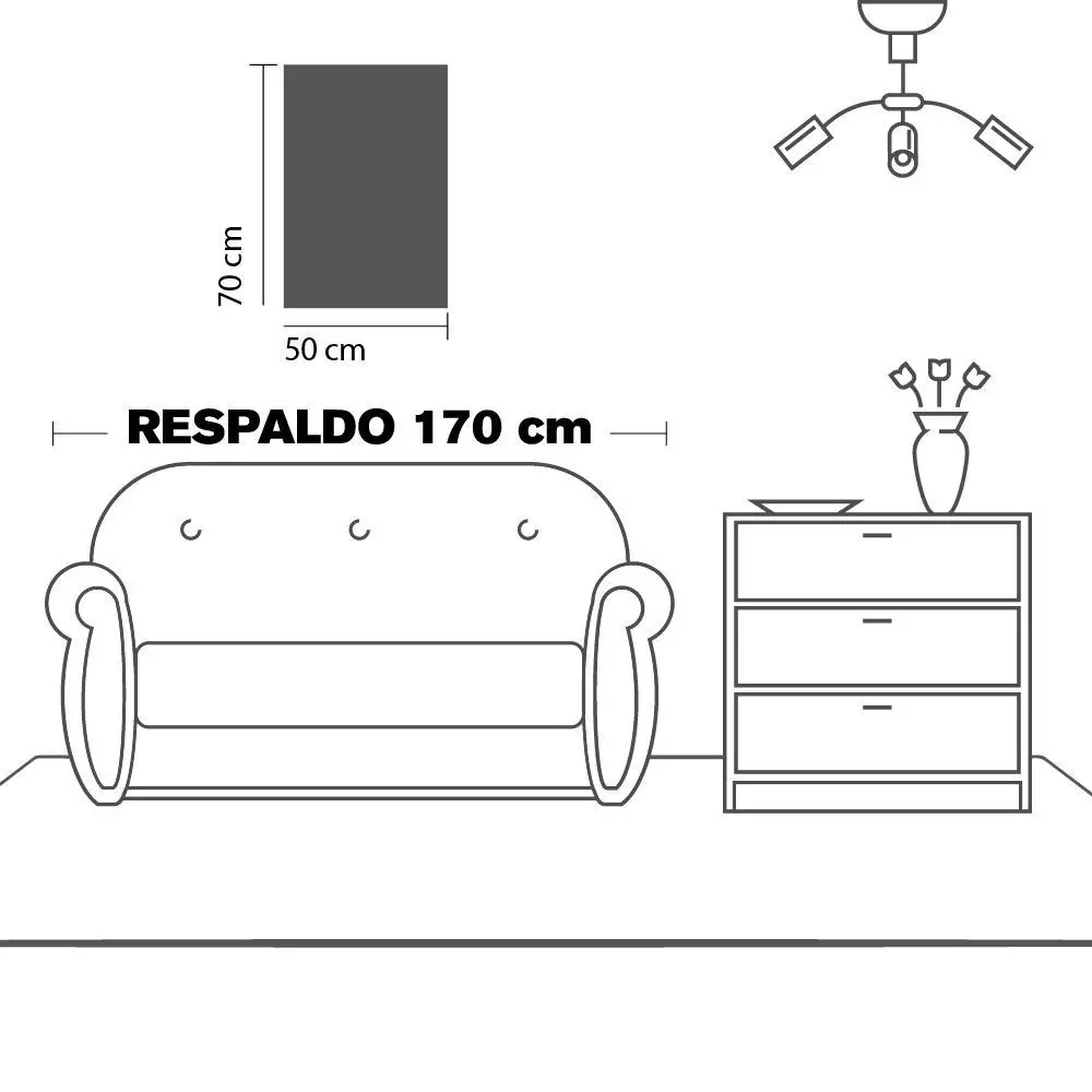 Cuadro decorativo Jirafa cumpleañero 50x70-1