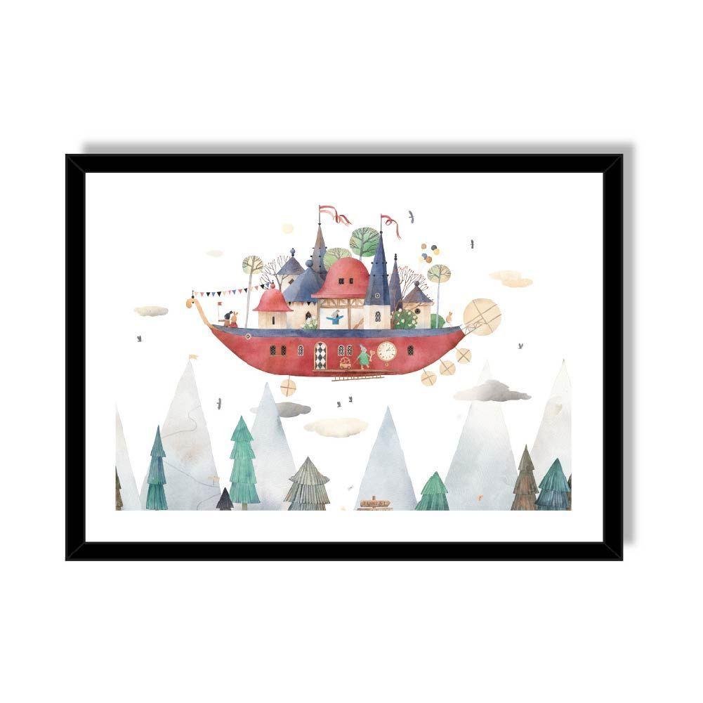 cuadro decorativo Castillo navegante 50x70cm-0