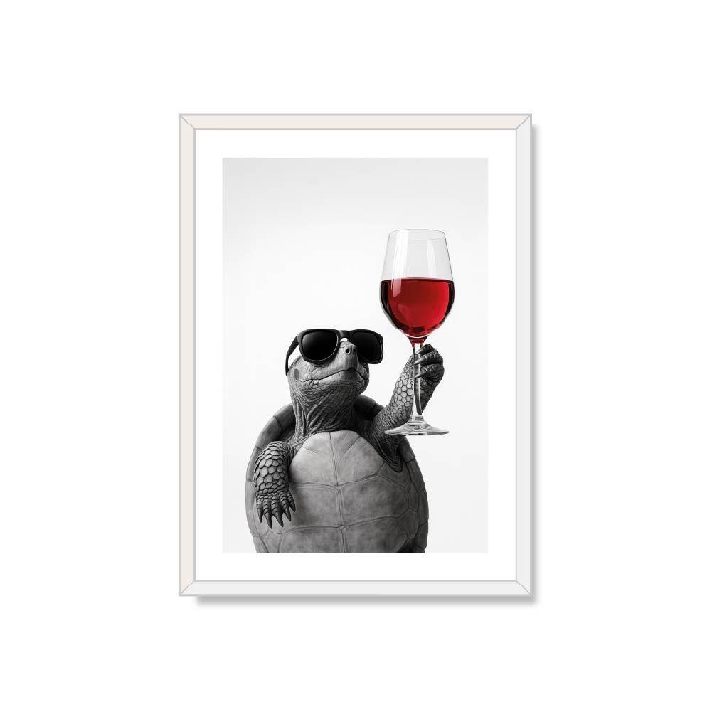 cuadro decorativo Señor Tortuga 50x70 cm-0