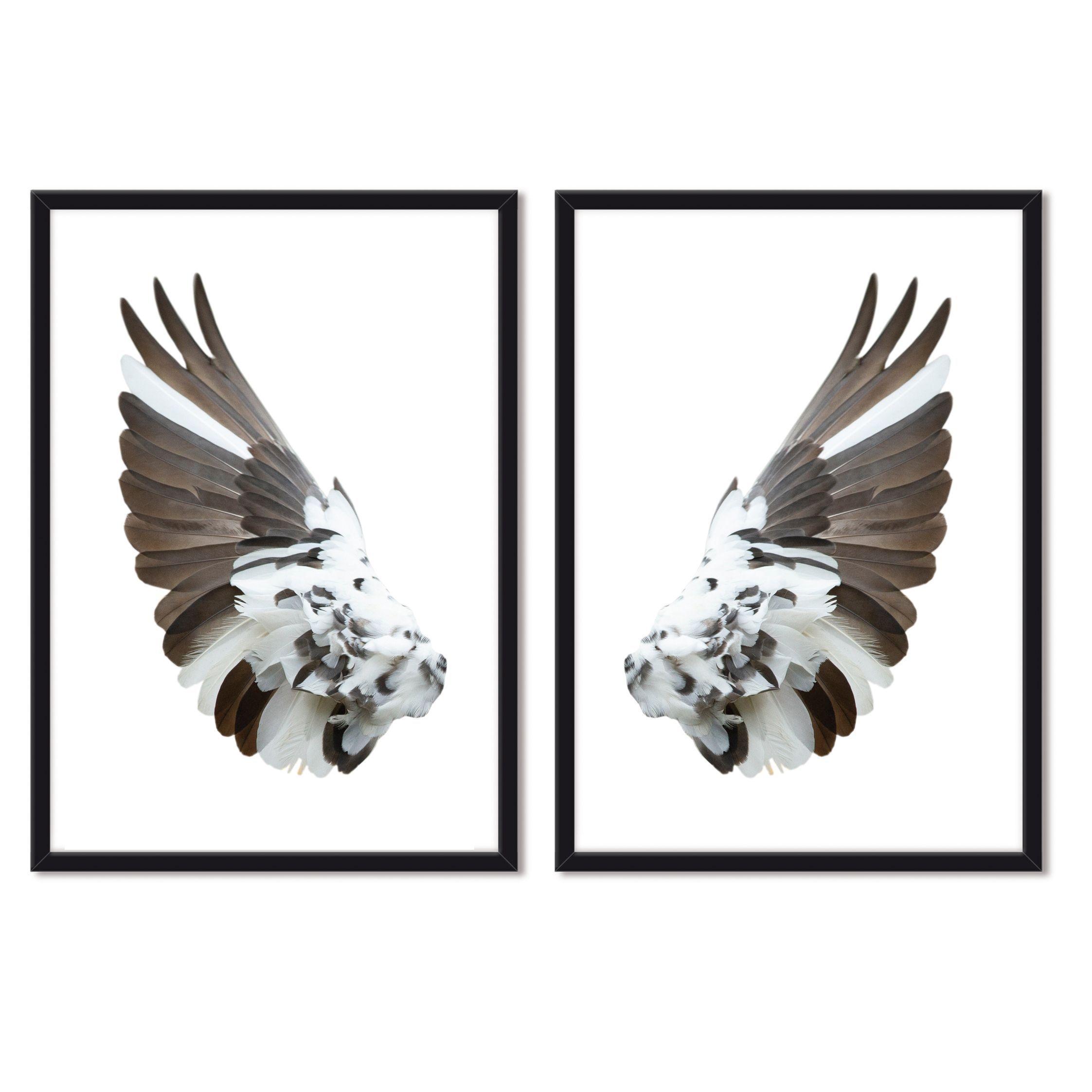 Set doble de Cuadros Alas Bicolor -0