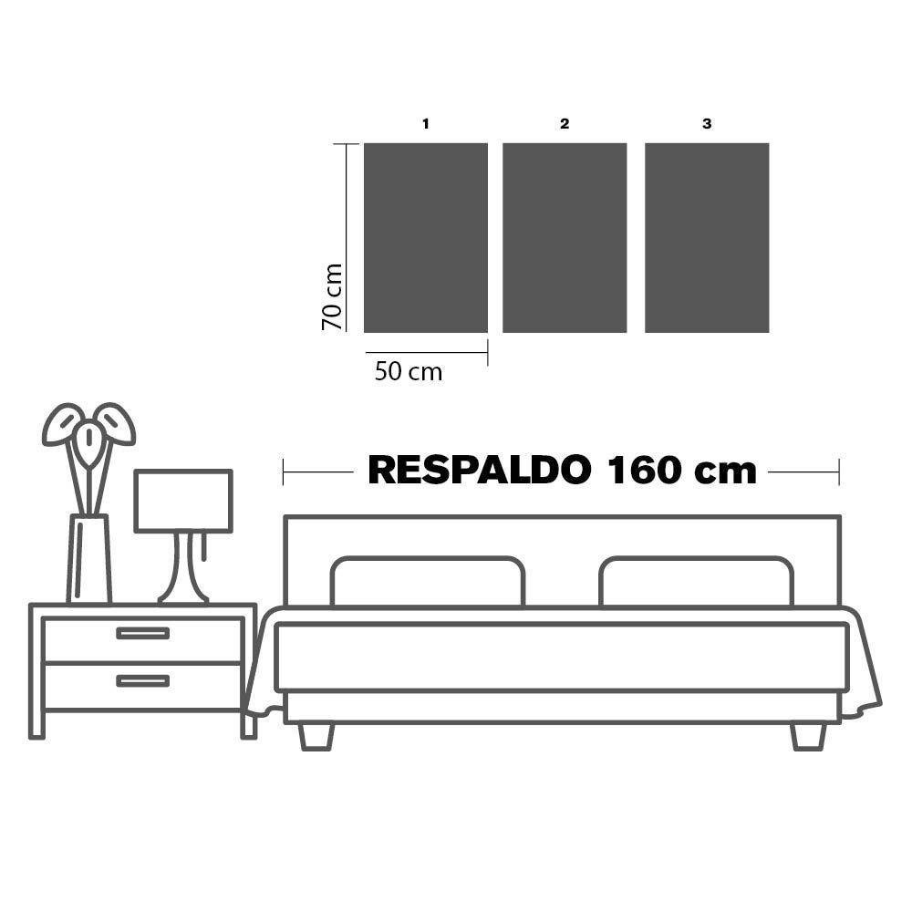 trio cuadros decorativo Nube, estrella y arcoíris 50x70cm-1