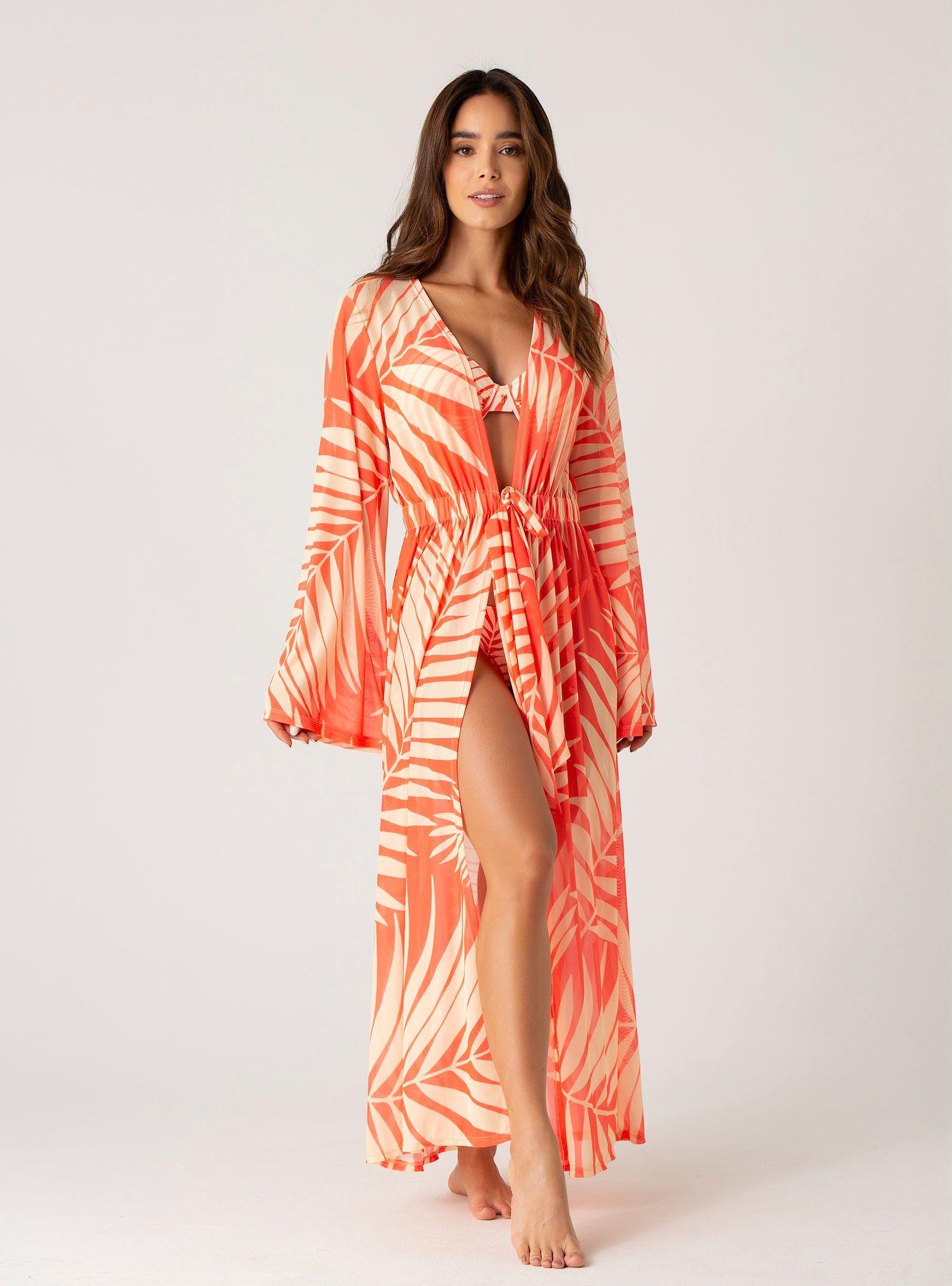 Vestido Kaftan Manga Larga - Est Palmaroja-0