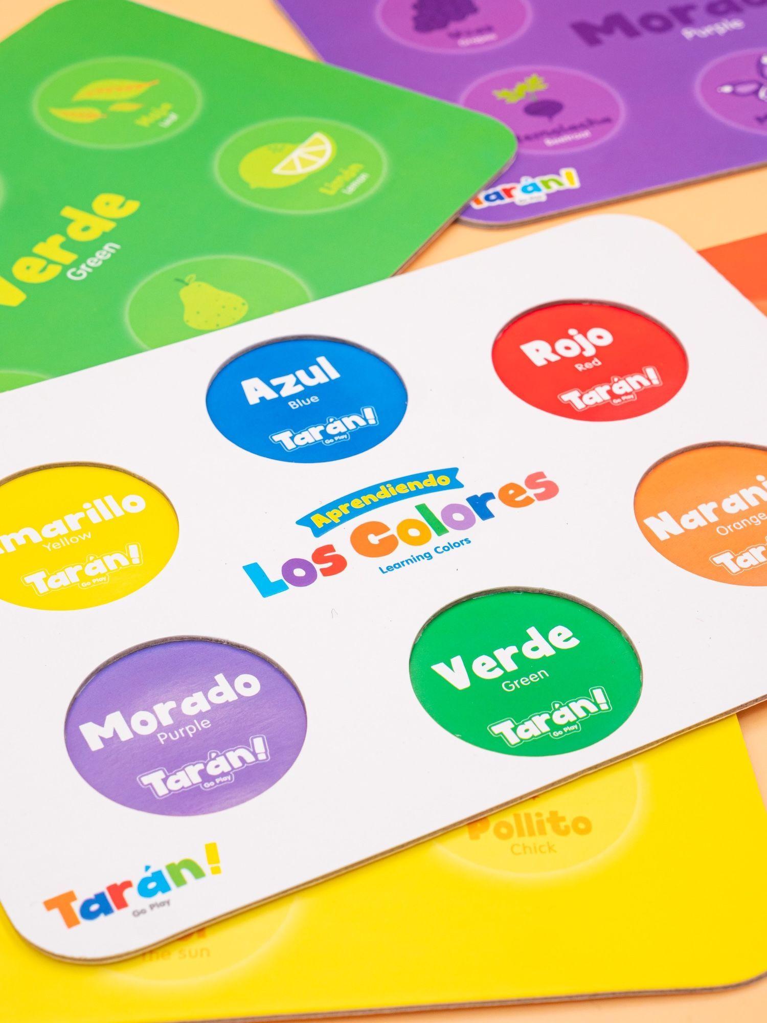 APRENDIENDO LOS COLORES JUEGO DIDACTICO BILINGÜE-2