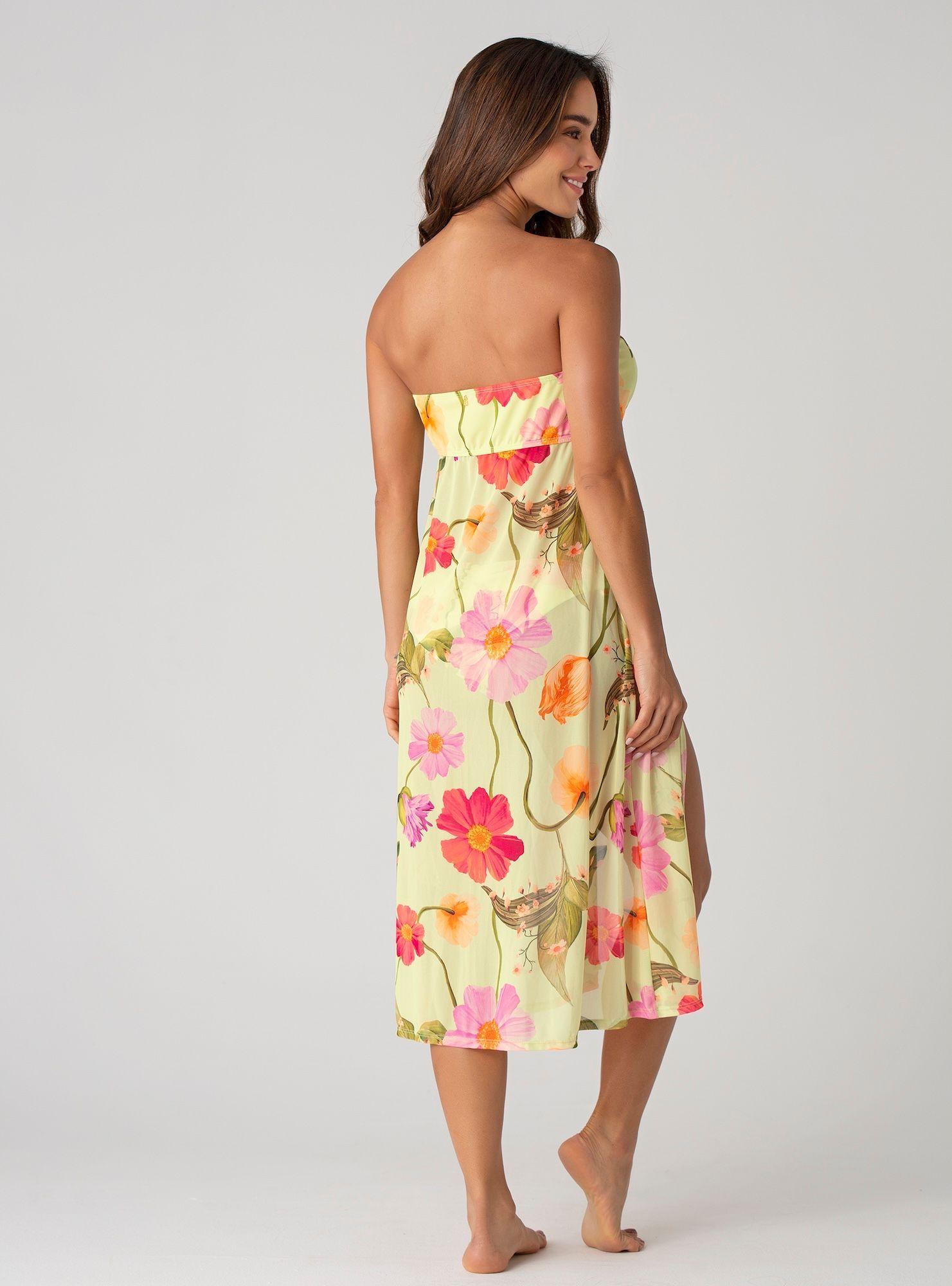 Vestido Largo 929 Con Tunel Est Aluna-0