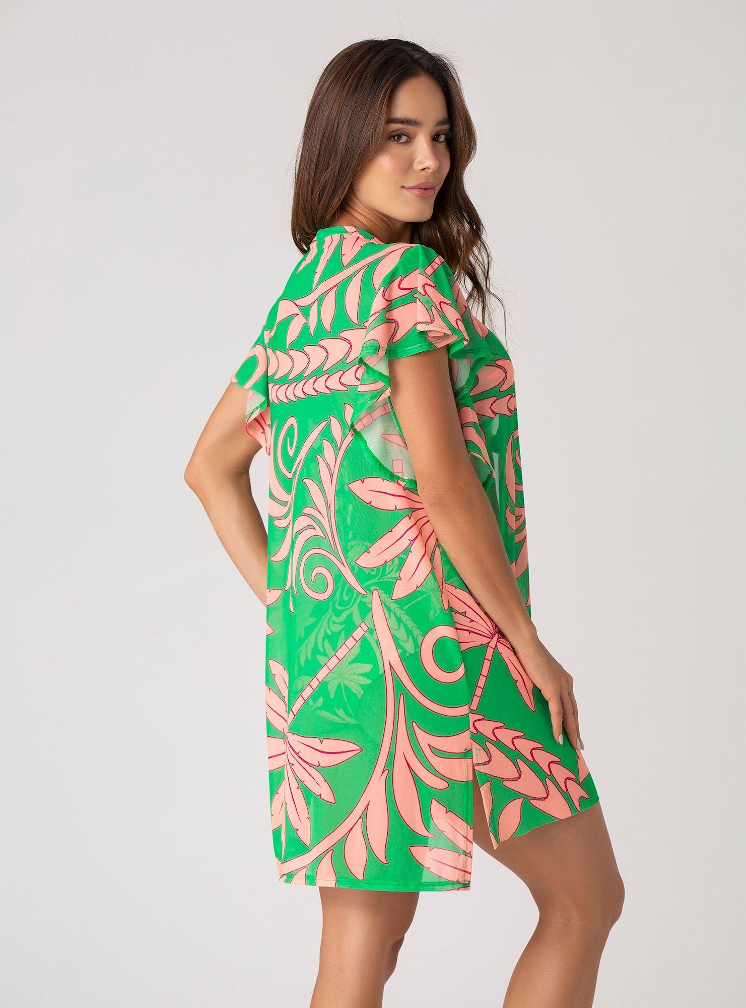Vestido Kaftan Con Amarre Frente - Est Matuca-2