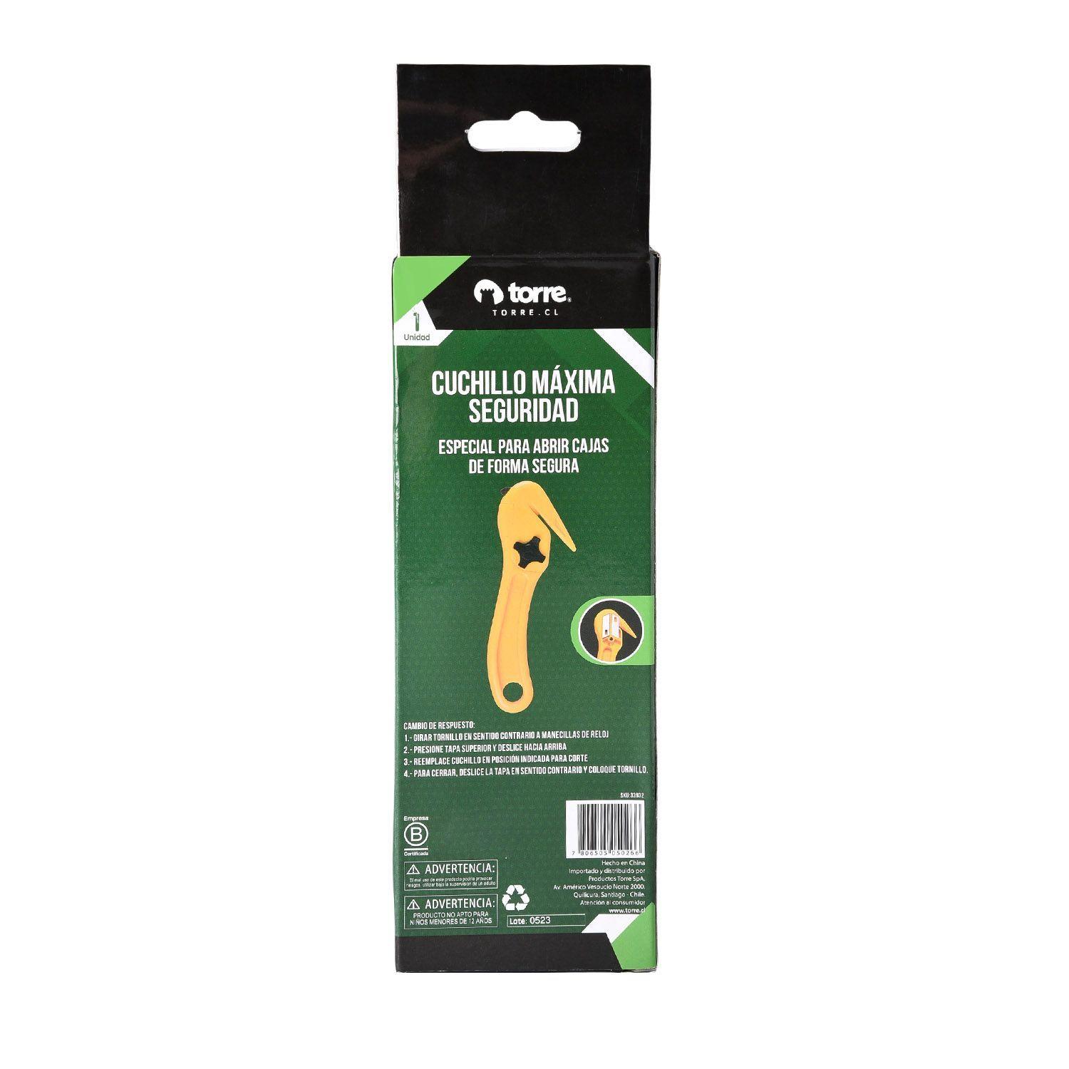 Blister Cuchillo Cartonero Máxima Seguridad-6