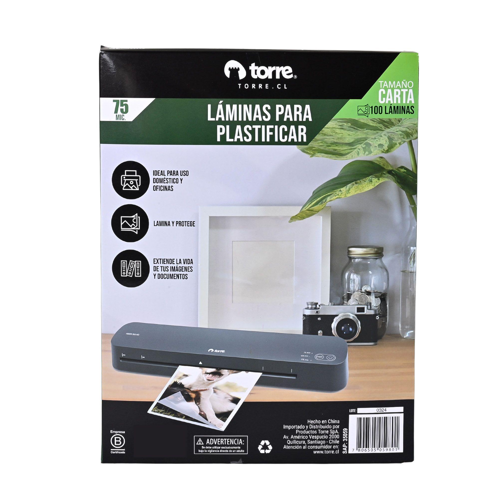 Laminas Plastificar Formato Carta 75 Micrones-3