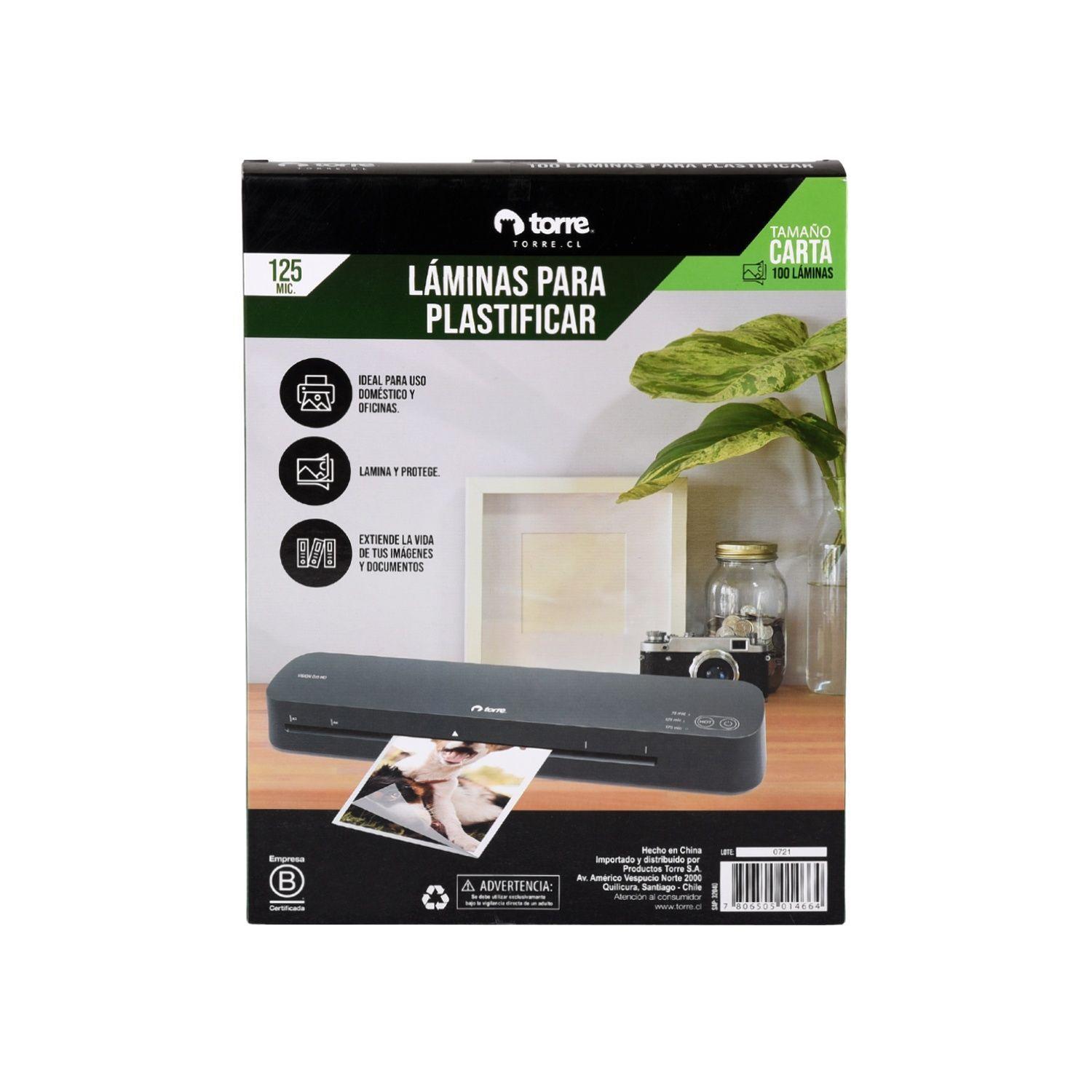 Laminas Para Plastificar Carta 125 Mic-1