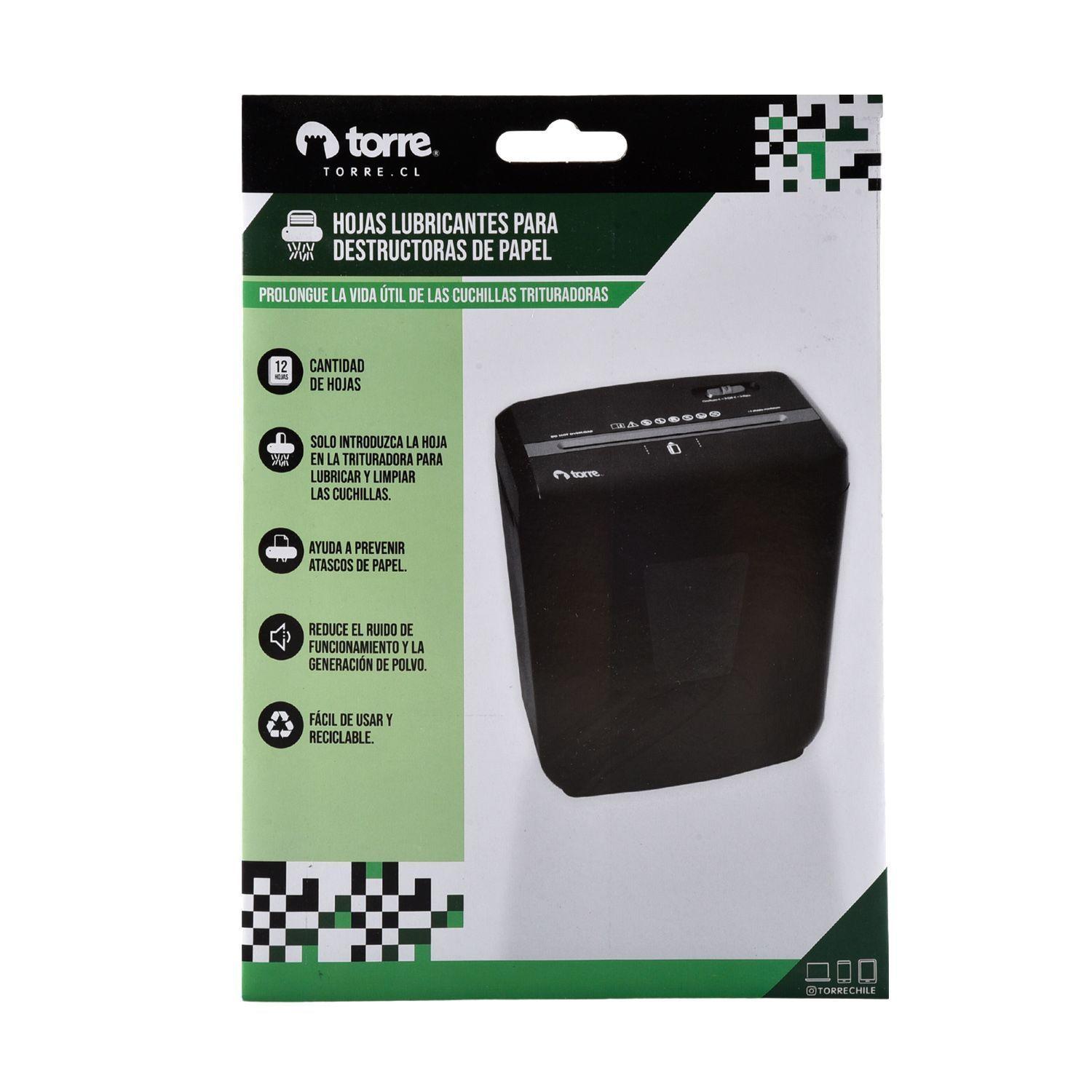Hojas Lubricantes Para Destructoras 12 Unidades-1