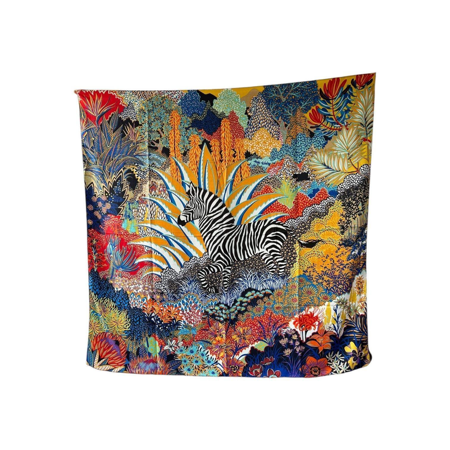 Pañuelo de Seda de Sarga Mujer 130x130 MAXÓ Camila I-2