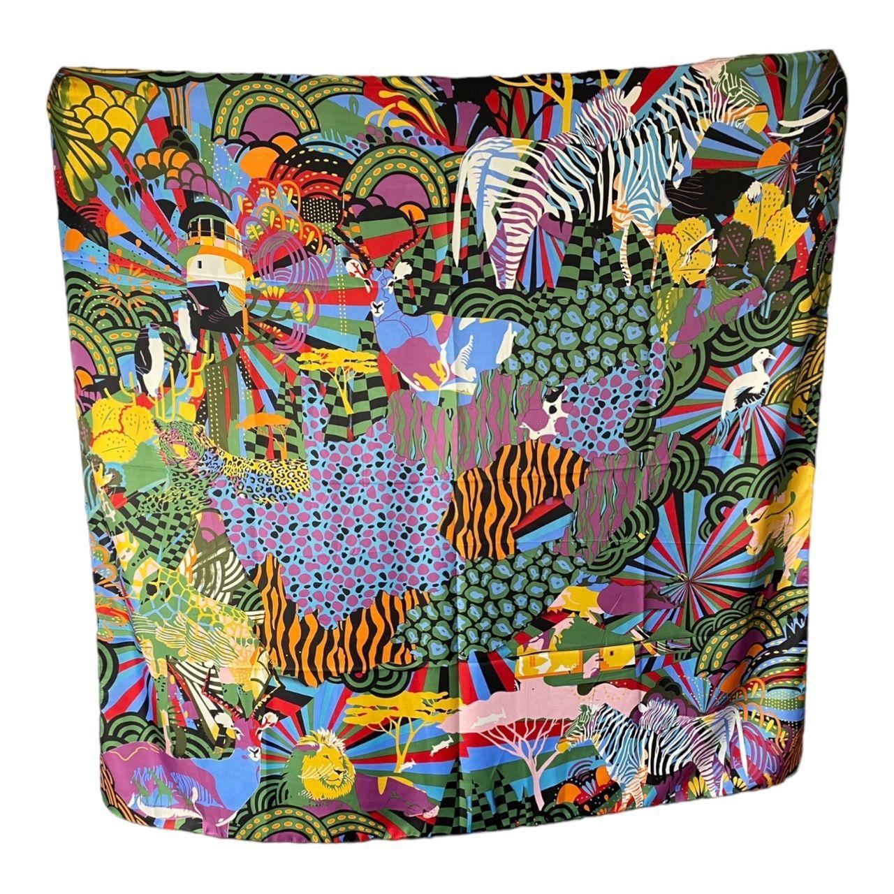 Pañuelo de Seda de Sarga Mujer 130x130 MAXÓ Andrea-2