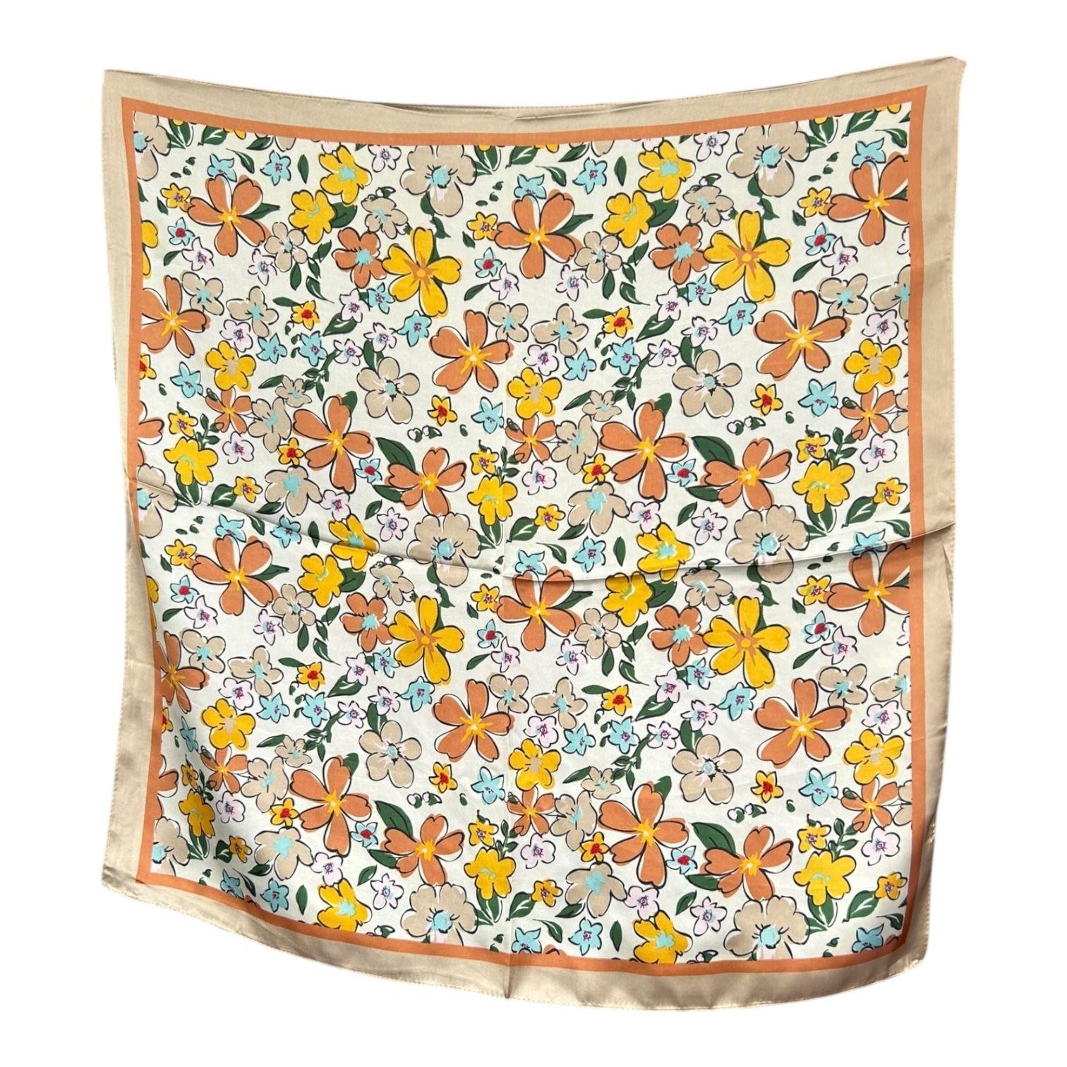 Pañuelo de Seda de Sarga Mujer 70x70 MAXÓ Evelyn-2