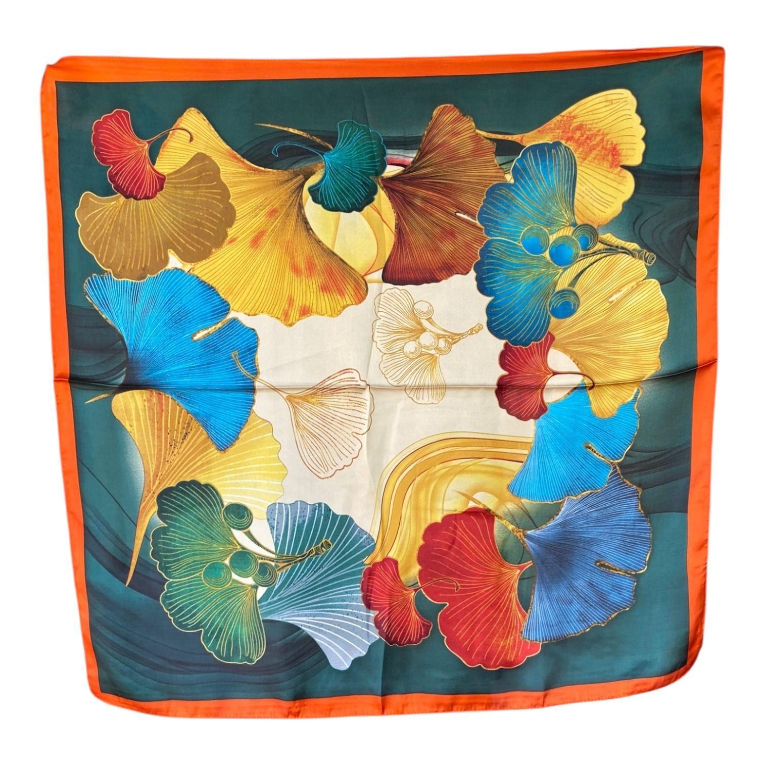 Pañuelo de Seda de Sarga Mujer 70x70 MAXÓ Grace-1