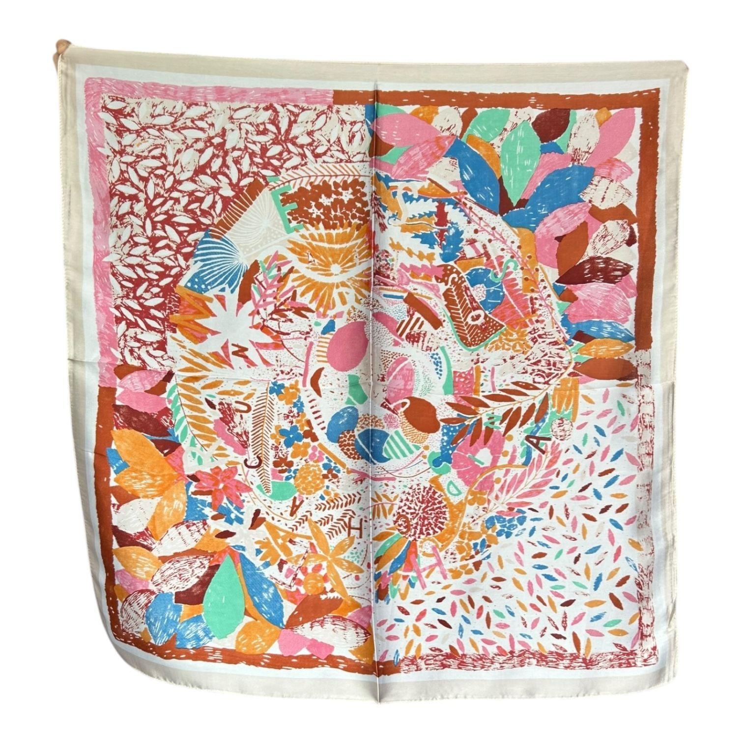 Pañuelo de Seda de Sarga Mujer 70x70 MAXÓ Susy-2