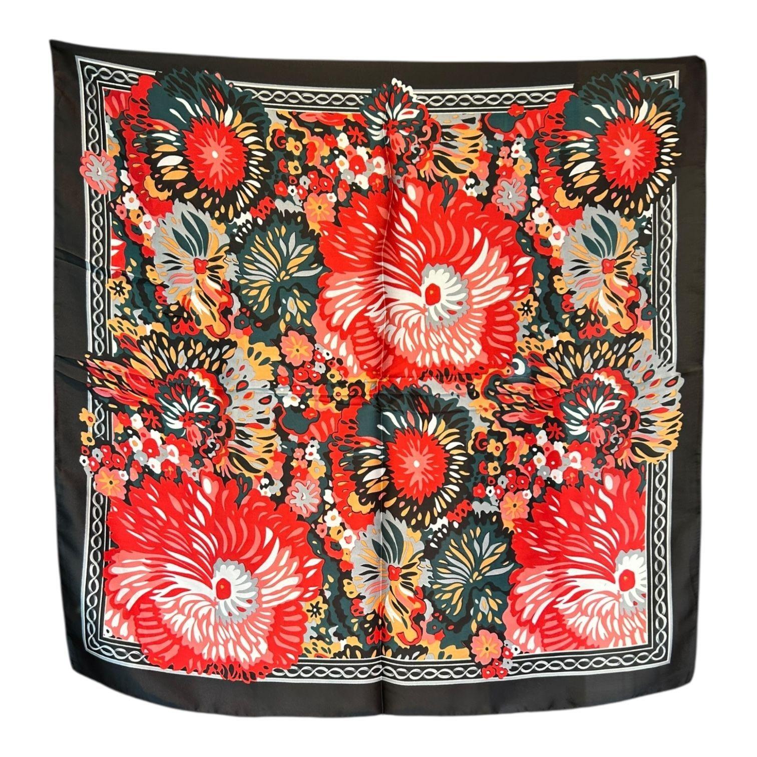 Pañuelo de Seda de Sarga Mujer 70x70 MAXÓ Endora-2