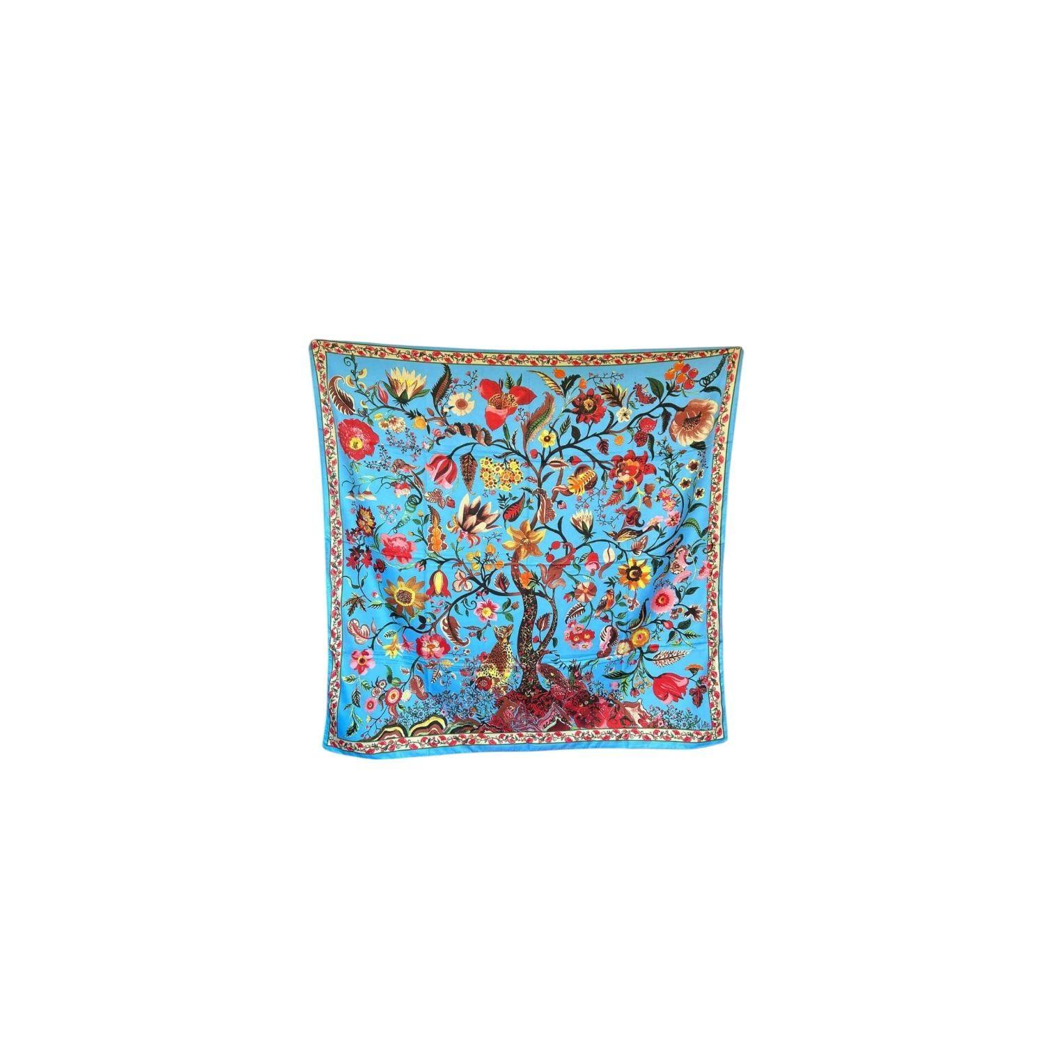 Pañuelo de Seda de Sarga Mujer 130x130 MAXÓ Dani-2