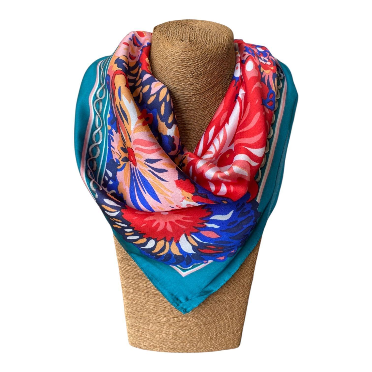 Pañuelo de Seda de Sarga Mujer 70x70 MAXÓ Noemi-0