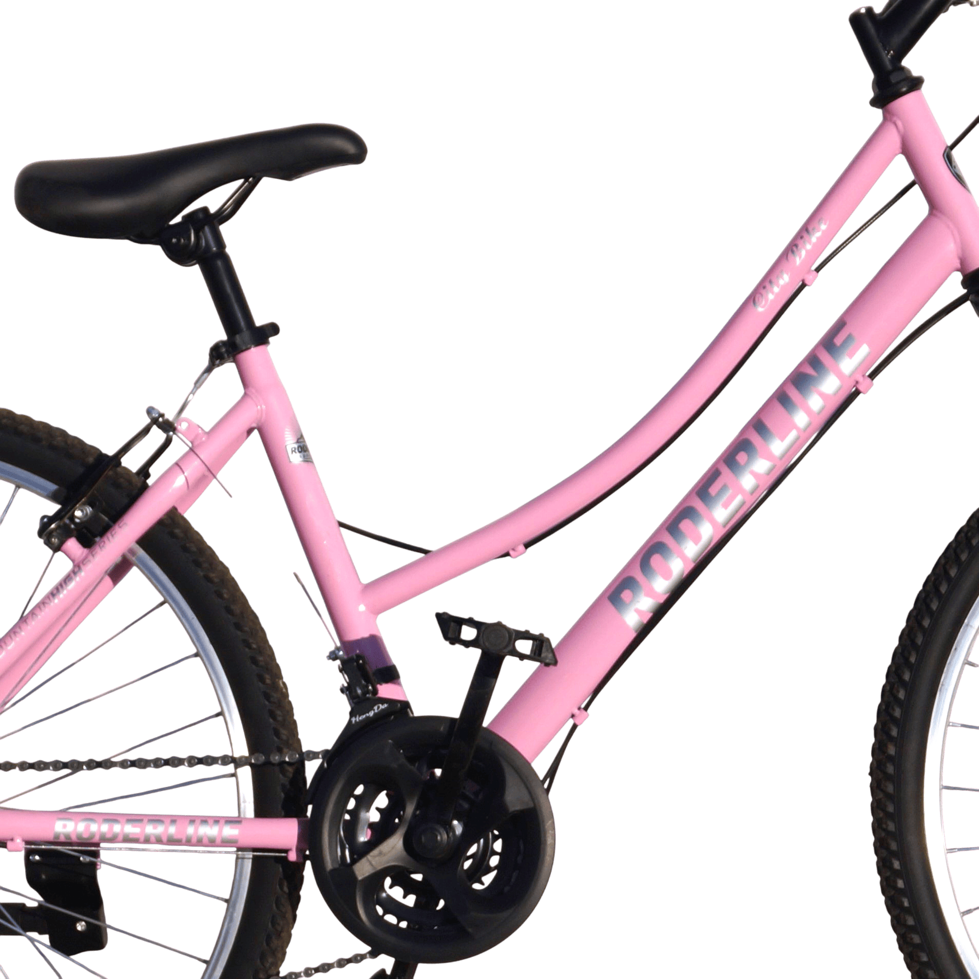 Bicicleta Roderline Mtb Aro 26 Rosa Frenos V brake Aleacion Aluminio-3