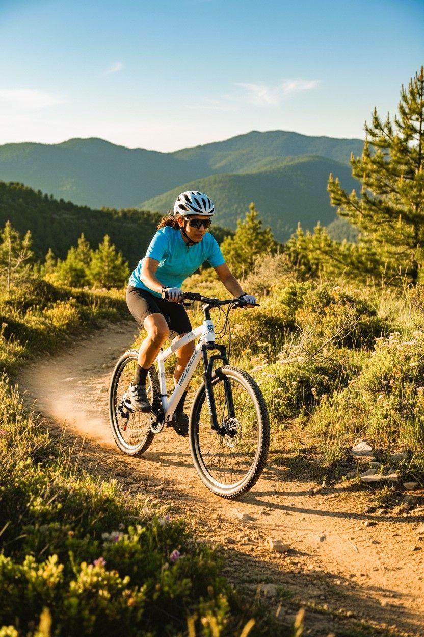 Bicicleta Roderline MTB Aro 27 5 Blanca Frenos Disco Aleacion Aluminio-3