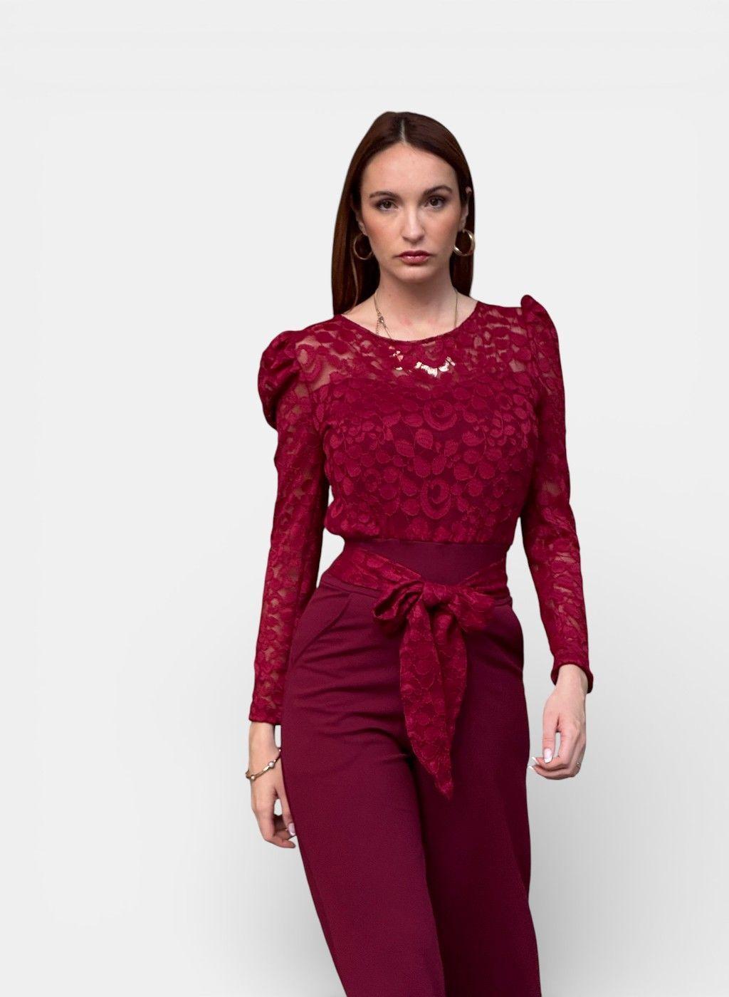 Enterito Burdeo Manga Princesa-3