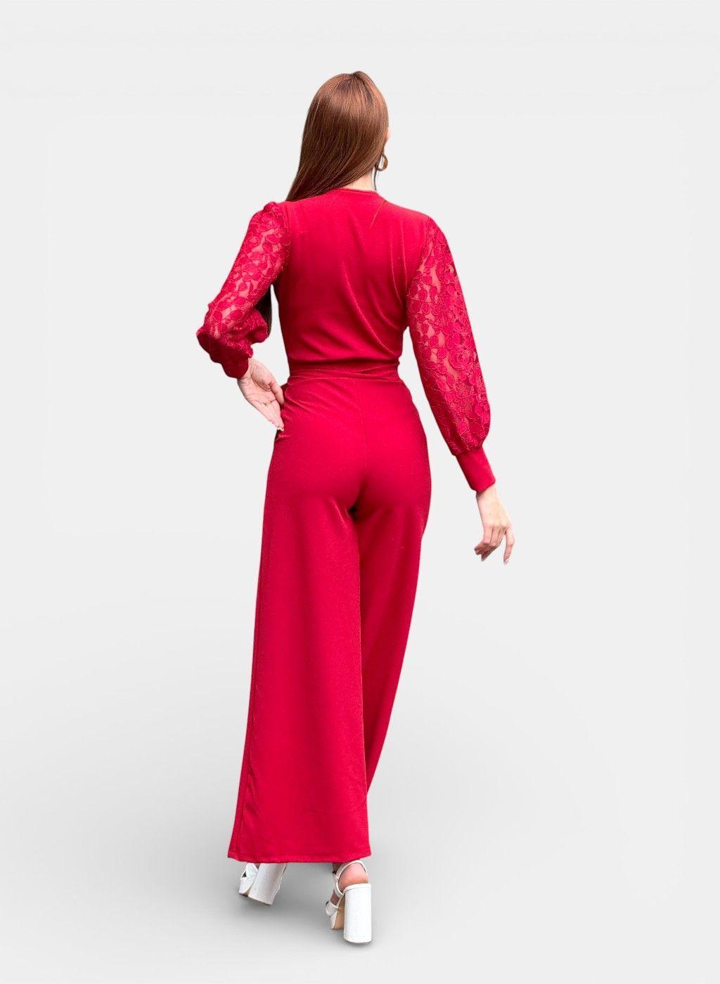 Enterito Carmela Manga Larga Encaje-2